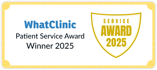 Whatclinic Service Award logo 2025
